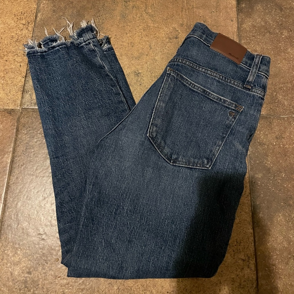Madewell High Rise Slim Boyfriend Crop